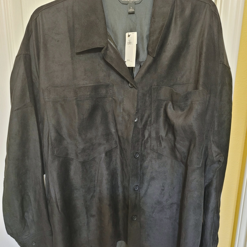 Black Button-Up Shirt
